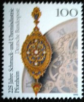 N1628 / Germany 1992 jewelry and watch industry stamp postal clear