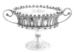 200 years old 13 lats antique Viennese silver offering, bonbon holder 1826!
