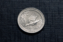 USA quarter dollar 2015 "Kisatchie"