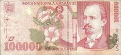 100000 Lei 1998 Romania 3.