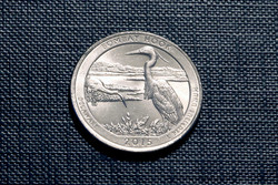 USA quarter dollar 2015 "Bombay hook"