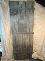 Old prison door from the Kistarcsa internment camp. A piece of history