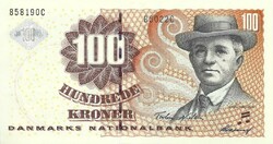 100 kroner korona 2004 Dánia 1. Gyönyörű