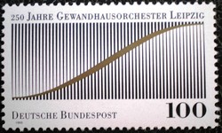 N1654 / Germany 1993 the Leipzig Gewandhaus orchestra stamp postal clear