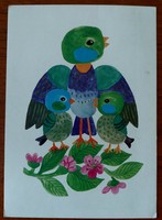 Károly Reich postcard, International Children's Year 1979!