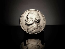 Amerikai Egyesült Államok 5 cent, 1973 Jefferson Nickel Verdejel D - Denver