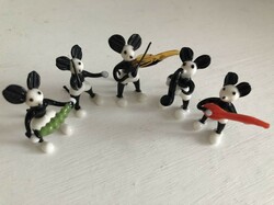 Rarity! Mickey mouse band made of glass.