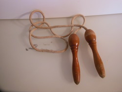 Skipping rope - 130 cm - wood - old - German - perfect