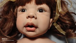 MONIKA LEVING gyűjtői baba jelzett eredeti nagy méretű