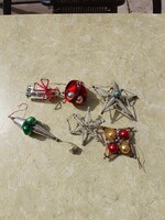 6 gablon Christmas tree ornaments