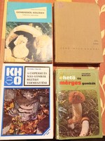 4 books on mushrooms for sale together.