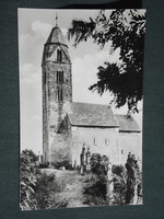 Postcard, Hévíz spa, Árpád Egregyi church, 1963