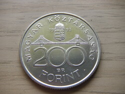 200 Forint 1993 silver coin Hungary