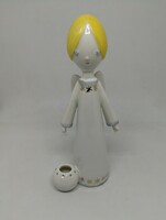 Aquincum porcelain angel, candle holder!