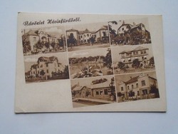 D201880 HÉVÍZ   - Üdvözlet Hévízfürdőről  - régi képeslap  - 1940's
