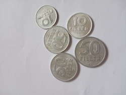 10 - 50 Filér 5 pieces