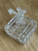 Collectible rare crystal box with mickey mouse from disneyland flawless.