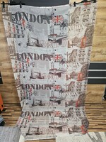 London pattern curtains 2 pieces