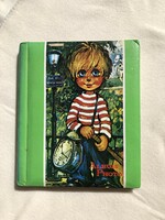 Photo / postcard album with an old childish (Michel Thomas) pattern -9.