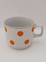 Zsolnay mug with orange dots