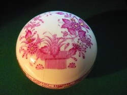 Herendi indiai kosármintás bonbonier, sérült