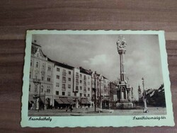 Szombathely, Szentáromság Square, Weinstock photo, 1946
