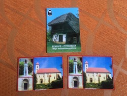 2 képeslap: Őriszentpéter, Bárdosi János: Szalafő - Pityerszer - Népi műemlékegyüttes