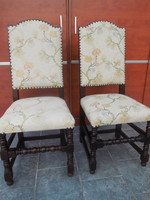 Pair of antique colonial armchairs