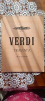 Verdi Traviata 2 kezes kotta 1933-ból német nyelvű