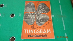Tunsgram radio calendar 1935. Annual with clean pages!