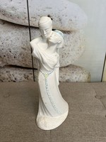 Világhy biscuit ceramic sculpture a73