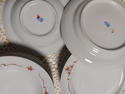 Alföldi rosehip pattern porcelain 6 flat plates
