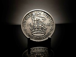 Egyesült Királyság 1 shilling, 1948 Angol címer,