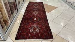 3581 Iranian kharaja heriz hand knot wool persian running rug 84x265cm free courier