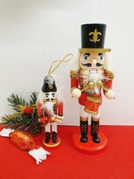 Nutcracker soldier Christmas, winter decoration, perfect 2 pieces