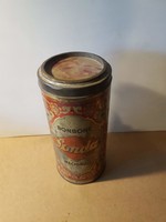 Old metal candy box