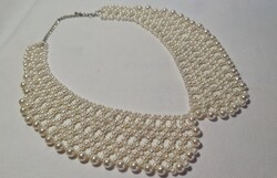 Snow white string of pearls, casual wear