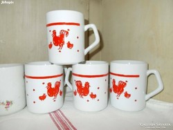 Zsolnay mugs 4 pcs