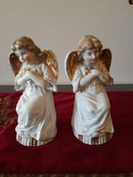 Pair of porcelain angels