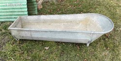 Old galvanized sheet tub (plate tub) from the xx. For sale from the first half of the century.