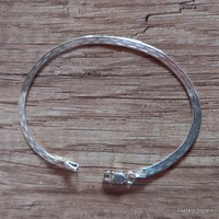 Silver flat bracelet