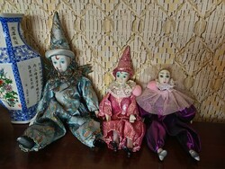 Carnival porcelain dolls 3 together