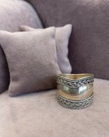 Indonéz Ezüst Gyűrű Extra Nagy Méret