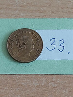 Mexico mexico 5 centavos 1971 brass, josefa ortiz de domínguez 33