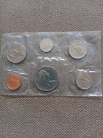 KANADA 1968-ból DOLLAR ( 1 cent-1 dollar ) SZETT  6 db CANADIAN ROYAL MINT