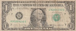 1 used US dollar