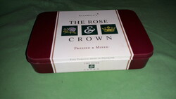 Stanwell's the rose crown English metal plate assorted smoking box as shown in the pictures