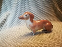 Ceramic dachshund puppy