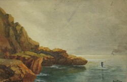 Szveteney György báró (1871-1952) : Sziklás tengerpart