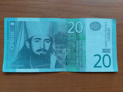 Serbia 20 dinars 2013 ba921 ii. Peter (Njegoš).